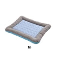thumbnail image 2 of Methold Colchoneta transpirable de refrigeración plegable para perros, almohadilla ligera, ropa de cama lavable, suministros para mascotas, Suministros para perros Azul METRO, 2 of 6