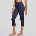 thumbnail image 2 of HXWCHs Junior's Bootcut Yoga Pants 4 Pockets High Waist Tummy Control Pants Navy XXL, 2 of 5