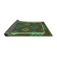 thumbnail image 2 of Ahgly Company Indoor Rectangle Oriental Turquoise Blue Traditional Area Rugs, 3' x 5', 2 of 4