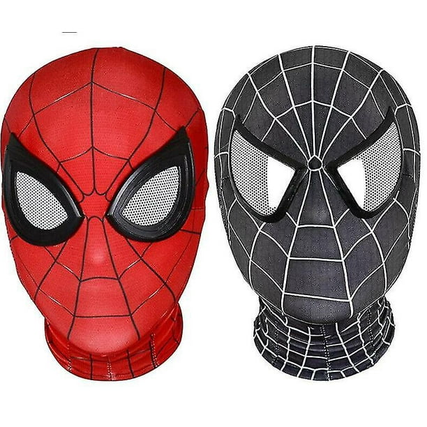 Máscara de Spiderman disfraz de Halloween Cosplay pasamontañas capucha adultos niños (bla-1