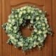 thumbnail image 4 of Corona de imitación de estilo nórdico, corona de flores falsas para decoración del hogar, sala de estar, techo, planta verde, enredadera de flores falsas para boda, 4 of 5