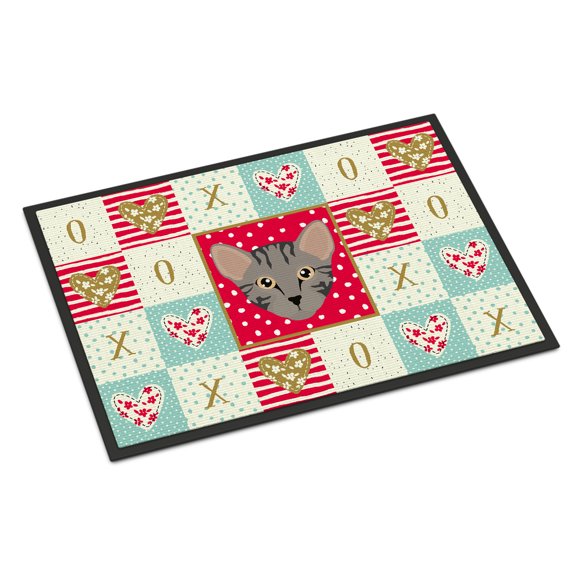 Safari Cat Love Door Mat