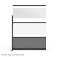 thumbnail image 3 of Luxor Expanse Modular Wall Room Divider System - Silver Frame - 53" x 48" Wide Panel Add-On Wall, 3 of 6