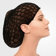 thumbnail image 5 of 2Pcs Mesh Crochet Hair Nets Women Sleeping Hair Snood Hats Long Hairnets, 5 of 6