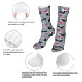 thumbnail image 3 of Gaeub Christmas Hat Dachshund Print Sports Socks,No Heel Casual Mid-Tube Socks,Crew Socks for Women and Man For Trouser, Dress, Business, 3 of 7