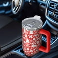 thumbnail image 6 of Red Christmas Deer and Gift Pattern Tumbler with Handle and Lid,40oz Double Wall Vacuum Insulated Tumbler,Cups Gift for Women and Men, 6 of 7