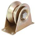 thumbnail image 2 of Sliding Gate Roller, Gate Support Assembly Sliding Gate 2Pcs Roller Steel, for Home Home Decoration Hotel Coffee Shop Sliding Door Gate, 2 of 8