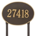 thumbnail image 1 of Hawthorne Oval - Estate Lawn - One Line- Bronze/Gold, 1 of 1