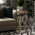 thumbnail image 6 of COZAYH Pedestal Tray Top End Table for Holding Drinks, Lamps or Plants, Black, Set of 2, 6 of 10