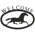 thumbnail image 3 of Village Wrought Iron WEL-176 Medium Moose and Eagle Welcome Sign, 3 of 3