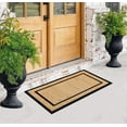 thumbnail image 6 of A1HC Entrance Coir and Rubber Door Mat, 24” x 48”, Durable Large Outdoor Rug, Non-Slip Welcome Doormat, Low-Profile Heavy Duty for Front Door Mats, 6 of 7