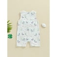 thumbnail image 4 of Bagilaanoe Newborn Baby Girls Boy One-pieces Print Sleeveless Jumpsuit 3M 6M 12M 18M 24M Infant Romper Summer Casual Clothing, 4 of 8