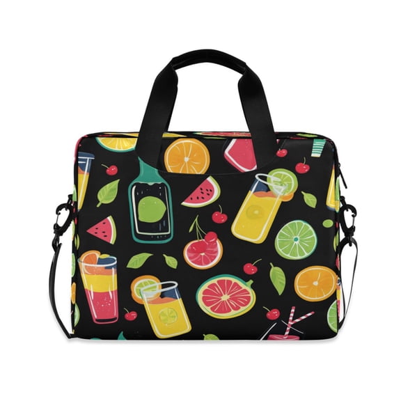 16inch Laptop Briefcase, Business Laptop Bag with Detachable Strap & Padded Compartment, Water-Resistant Polyester，Different Pattern