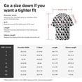 thumbnail image 5 of Gukieu Yin Yang Print Men's Short-sleeved Shirts, Button-down Pocket Shirts, T-shirts, Beach Vacation Travel Summer Clothing-Small, 5 of 5