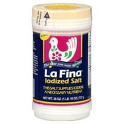 LA FINA IODIZED TABLE SALT 26 OZ CANISTER