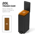 thumbnail image 4 of HOMCOM 5.3gal Garbage Bin, Kitchen Trash Can with Soft-close Lid, Black, 4 of 10