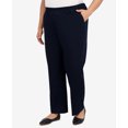 thumbnail image 3 of Alfred Dunner Womens Plus-Size Soft Twill Mid-Rise Regular Fit Straight Leg Short Length Casual Pant, 3 of 6