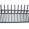 thumbnail image 4 of ALEKO Paris Style Iron Wrought Garden Steel Pedestrian Gate 5' x 4' With 2 Posts, 4 of 5