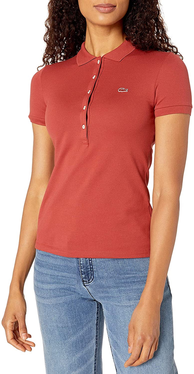 Lacoste Womens Short Sleeve Classic Fit Short Sleeve Polo Polo Shirt Clothing & Accessories Polos