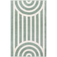thumbnail image 2 of Unique Loom Whimsy Kids Collection Area Rug - Lines (2' x 3' 1" Rectangle Soft Green/Ivory), 2 of 9