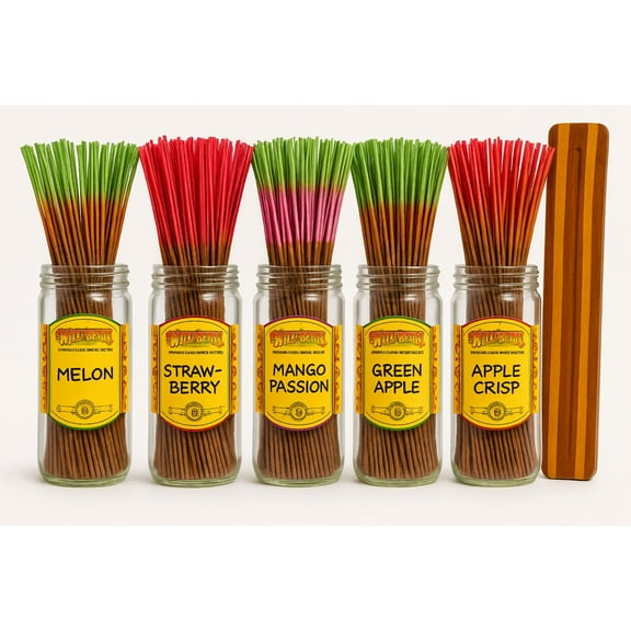 20x Wild Berry Traditional 11' Incense Stick - Fruity Bliss - Variety Mix