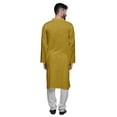 thumbnail image 3 of Atasi Designer Kurta Set For Boys Casual Solid Kurta Pajama Summer Clothing, 3 of 5