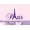 Purple, variant on Decal ~ PARIS ~ WALL DECAL 13" X 20"