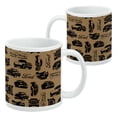 thumbnail image 2 of Ford Trucks Pattern White Mug, 2 of 5