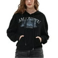 thumbnail image 2 of Amazhiyu Women’s Printed Hoodie Pullover Long Sleeve Drawstring Hoodie with Pockets, 2 of 12