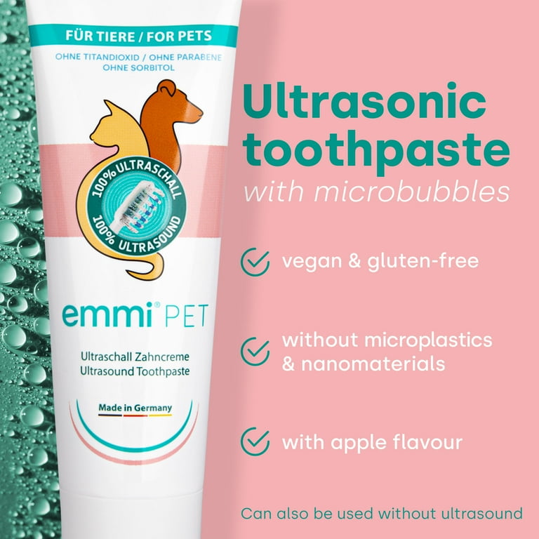 Emmi-pet Ultrasound Dog Toothbrush: Dental Teeth Cleaning