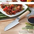thumbnail image 2 of Cuchillo KitchenAid Premium Santoku 12,7 cm AUS-10 de acero damasco, 2 of 8