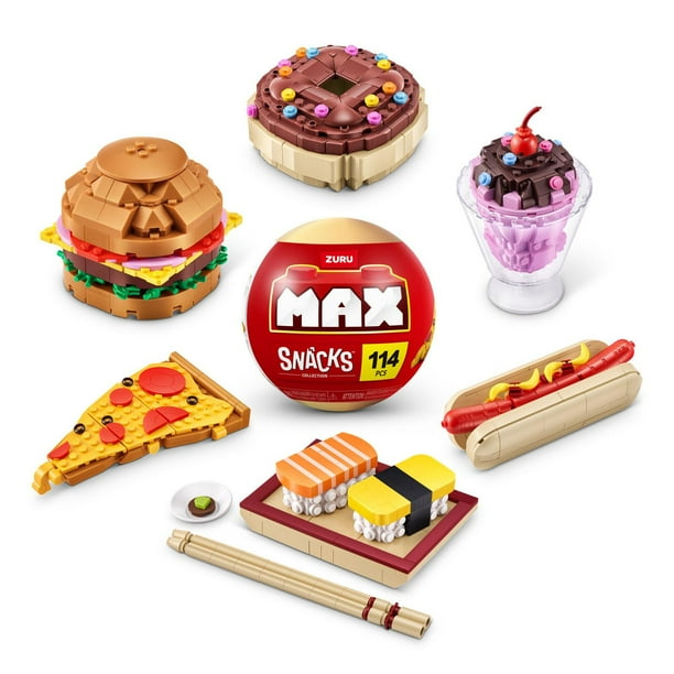 SURPRISE FOR MAX マックスシリーズ MAX Build More Premium Snacks Building Bricks (Assorted) Novelty