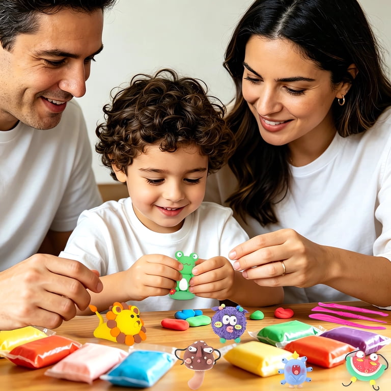 CiaraQ Air Dry Clay Kit, 24 Colors with Tools photo 7