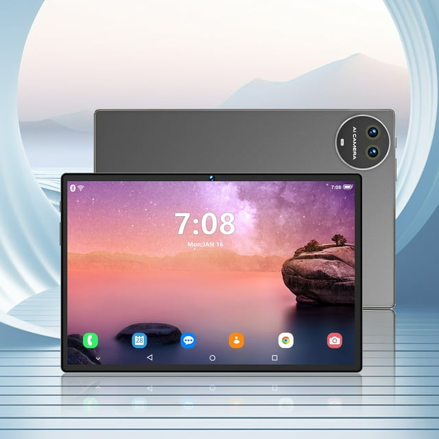 Aqestyerly 10.1-Inch High-Definition Eye Protection Screen 2+32Gb Tablet Android 10.0 Card Standby Support 128Gb Computer & Office Electronics