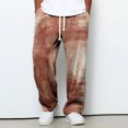 thumbnail image 2 of XFeng Men Pleated Wide Leg Dress Pants Casual Loose Trousers, 2 of 5