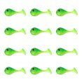 thumbnail image 1 of braveheart 12pcs Appât Attrayant Portable Réutilisable Pêche à la Traîne Appâts Appâts Simulation en Forme Utile Pêche Leurre Calmar Poisson Rose Vert Clair, 1 of 6