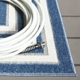 thumbnail image 4 of SAFAVIEH Cabana Henry Striped Indoor/Outdoor Area Rug, Light Blue/Ivory, 4'5" x 6'5", 4 of 13