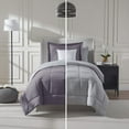 thumbnail image 6 of Virtu Twin XL Comforter Sets, 5pc Twin XL Bed in a Bag, Pleated Twin XL Bedding Comforter Sets Twin XL with Sheets, Dusty Purple, 6 of 8