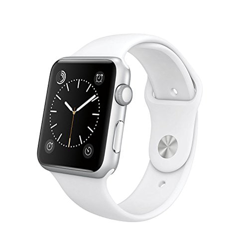 Refurbished Apple Watch Gen 1 Sport 42mm Silver Aluminum - White Sport ...
