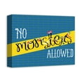 thumbnail image 2 of Creative Products No Monsters Allowed 14x11 Canvas Wall Art, 2 of 5