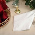 thumbnail image 5 of BalsaCircle 100 Pieces 20" x 20" White Premium Velvet Napkins Home, 5 of 7
