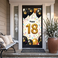 thumbnail image 5 of LUUFILx Happy 18th Birthday Balloon Banner Backdrop Decorations for Birthday Party Celebration Background Decors Photography Props Party Supplies, 5 of 8