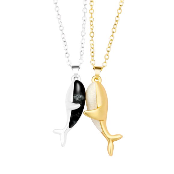 Collar de pareja Un par de imanes atraen el collar del día de San Valentín Wmkox8yii  fajkfhkj322