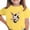 #0128-Yellow, variant on Cowsor Tween Boys Girls Easter Fun Print Crew Neck Short Sleeve Cotton Tee Comfortable Lightweight Casual Easter Daily Wear for Kids 3-15 Years