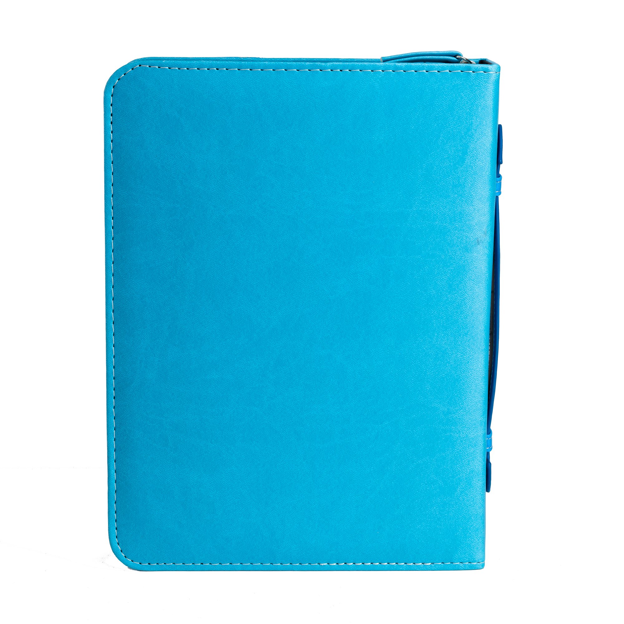 God Grant Me Serenity Prayer Peacock Blue Large Faux Leather Bible Cover Divinity Boutique Delight Yourself XL 聖書カバー