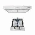 thumbnail image 1 of Combo TIRRENO SUPRA Parrilla Empotrable 2 Quemadores 31 cm y Campana Extractora 50 cm Acero Inoxidable, 1 of 9