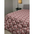 thumbnail image 2 of Christmas Down Alternative Comforter, Snowflakes Pattern in Ocean Tones Season Winter Xmas Noel Yule New Year, Microfiber Quilt for All Season, 5 Sizes, Sea Blue and White, by Ambesonne, 2 of 3
