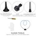 thumbnail image 3 of Portable Trumpet Tripod Stand Holder Detachable Leg with Clean Brushes Gloves Accessory, 3 of 8