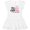 AA-White, variant on Inktastic New to the Flock Cute Baby Flamingo Girls Baby Dress