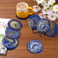 thumbnail image 3 of 8pcs New Diy Dot Diamond Painting Coaster - Geometric With Shelf, 3 of 5